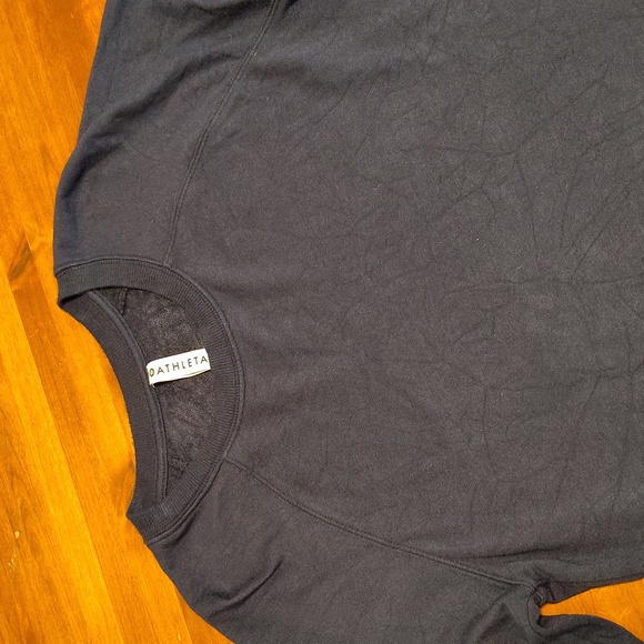 Athleta Dark Blue Crew Neck Super Comfortable Sweater - Picture 4 of 15